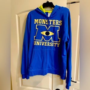 Disney Monsters University hoodie.Barely worn. Size XL. Smoke free home.